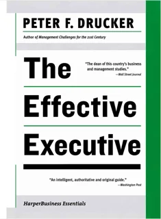 The Effective Executive