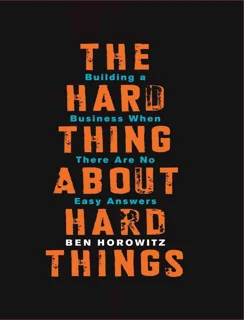 The Hard Thing About the Hard Thing